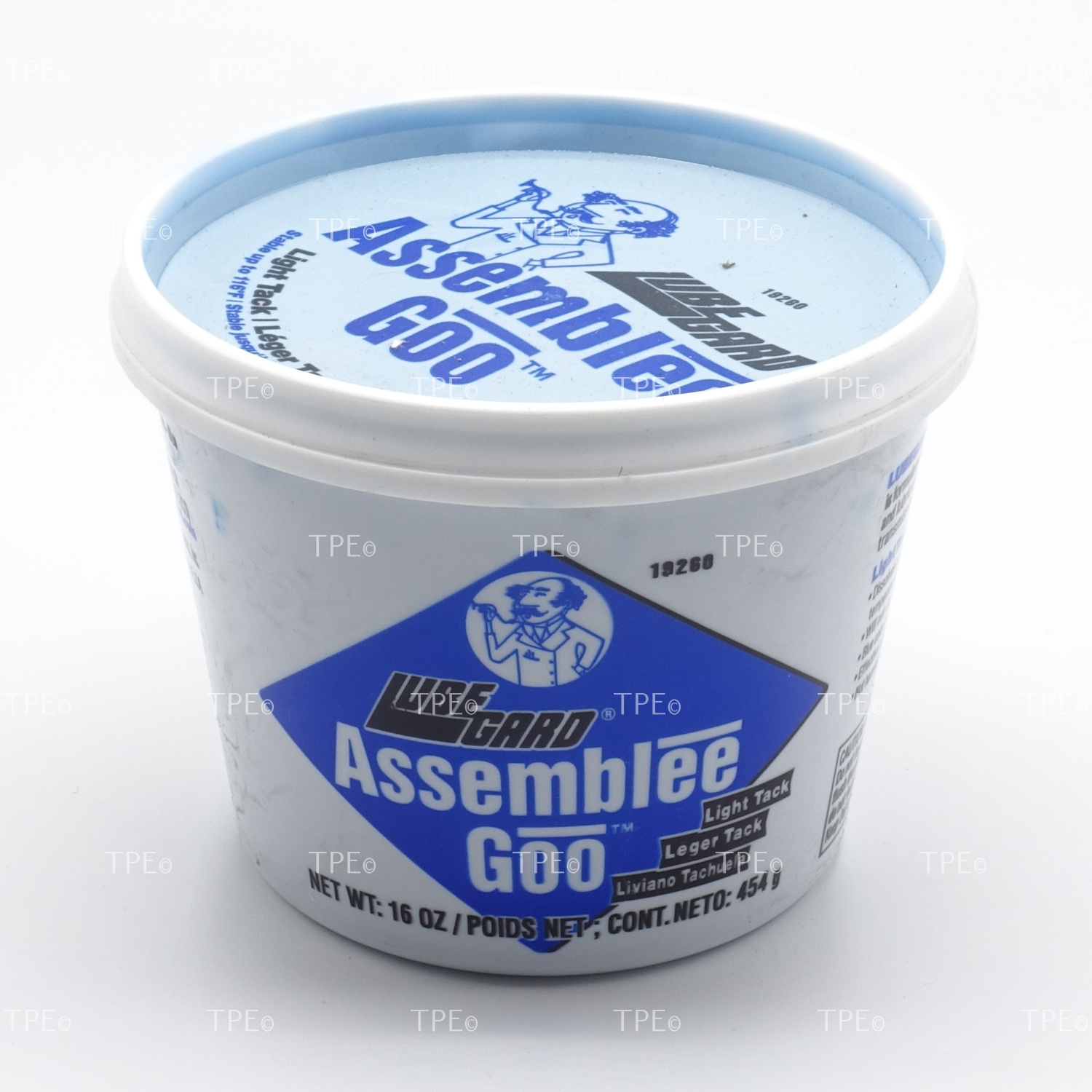 08.LU.19260 DESCRIPTION
ASSEMBLEE GOO is formulated for use as an assembly aid and lubricant for virtually any assembly application (including engines*). It provides helps facilitate the assembly process by holding components such as needle bearings and hydraulic seals in place. Assemblee Goo™ also provides the initial lubrication for the moving parts on the first start-up after service, preventing wear and scoring.

Our Assemblee Goos have been improved and are now formulated with our new LXE-XP™ additive to offer 'Extra Protection' against wear. This new technology now protects surfaces on a molecular level to offer unsurpassed anti-wear protection.

Simply apply to O-rings, seals, bearings, gaskets, sealing rings, bushings, thrust washers and more during the build process.

* Not for use on new camshaft lobe break-in when rebuilding overhead valve pushrod engines. Use a break-in product specific to that application.

FEATURES & BENEFITS
• Provides your choice of tack strength, firmer (GREEN) great for summer months and lighter tack (BLUE) great for winter months
• No water/soapy residue to contaminate new automatic transmission fluid
• Dyed green or blue to prevent misdiagnosing leaks
• Will not melt at shop temperatures
• Not harmful with prolonged skin contact
• Will not clog filters
• Dissolves quickly at operating temperatures
• Compatible with all transmission fluids
• Proprietary formula contains LXE-XP™ Technology