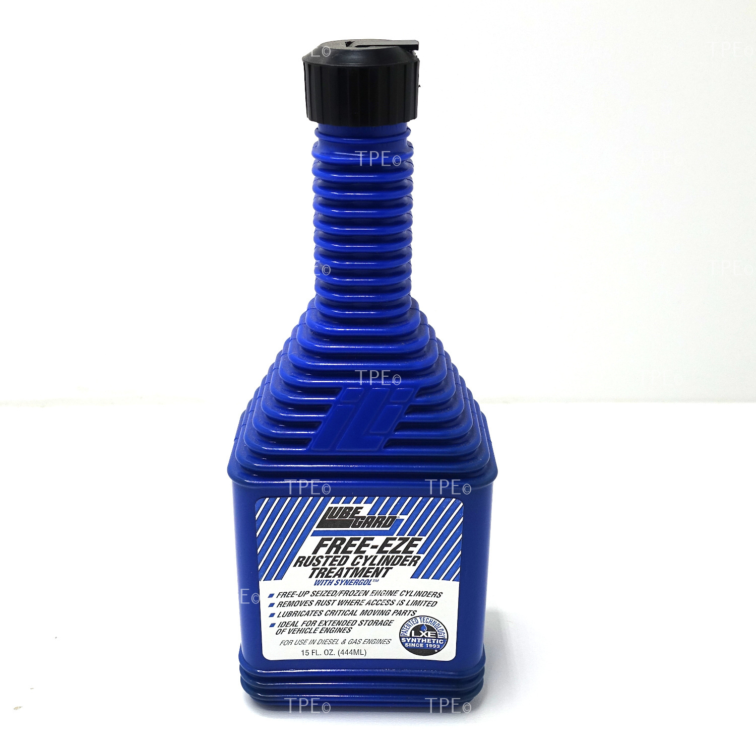08.LU.30990 DESCRIPTION
LUBEGARD® FREE-EZE RUSTED CYLINDER TREATMENT is a blend of biodegradable synthetic oil and LXE esters for applications in gas or diesel engines. FREE-EZE is designed to penetrate and attack flash rust on steel surfaces, freeing critical cylinder components, providing a thin film of lubricant to protect the freed parts from binding and scoring. FREE-EZE burns cleanly leaving no deposits behind.

FREE-EZE can be used as a fogging oil to protect seasonal engines from rusting while they are in storage. FREE-EZE acts as a lubricant to allow movement of rust compromised components without additional damage as well as being a penetrating oil.

FOR THE REALLY TOUGH RUST-CUTTING JOBS, GET FREE-EZE!

• Frees up seized/frozen engine cylinders and other mechanisms
• Removes rust where access is limited
• Superior corrosion protection
• Lubricates critical moving parts
• Ideal fogging oil for extended storage of vehicle engines
• Protects engines from dry starts
