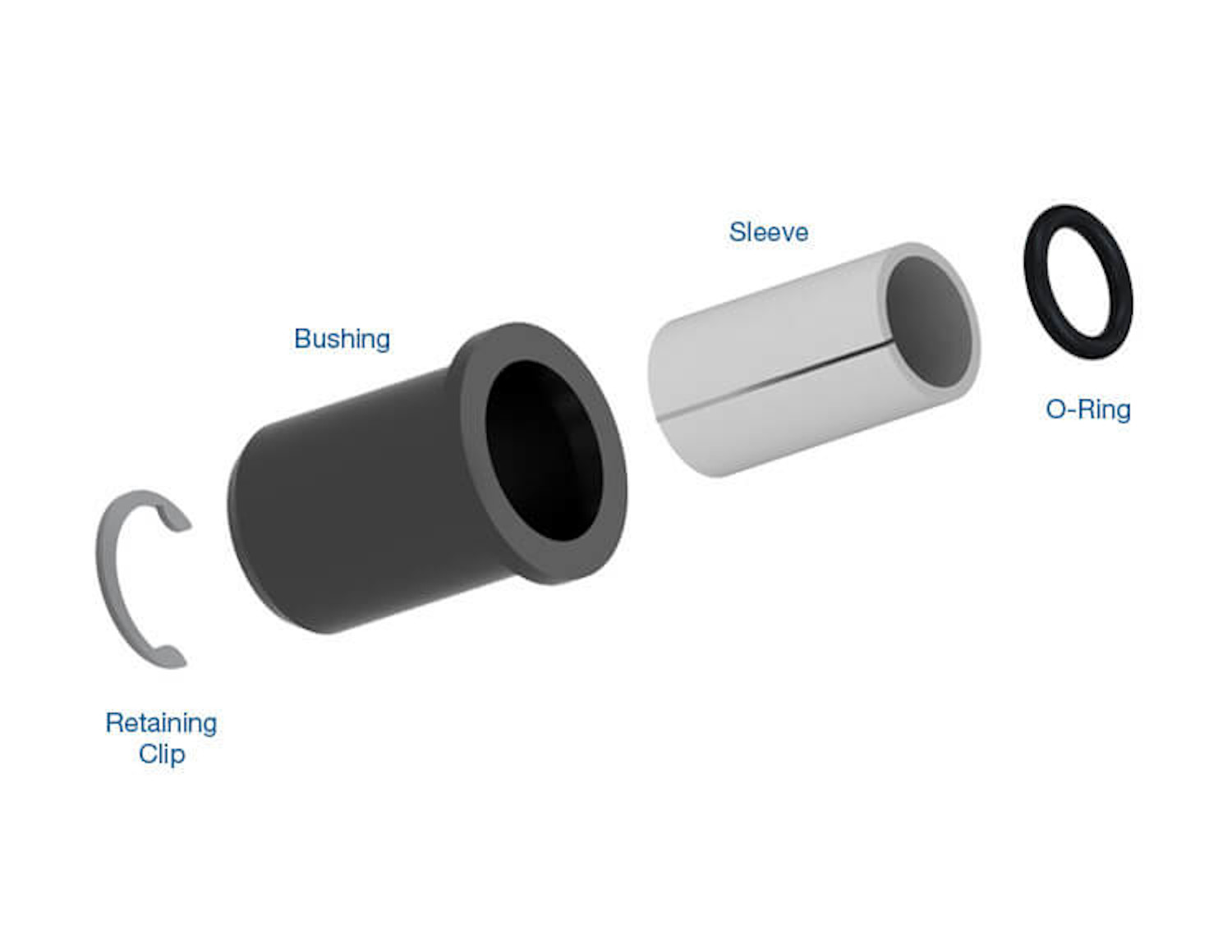 72.SON.17 Chrysler 62TE shift shaft bushings are notorious for splitting, which allows moisture and dirt to enter the transmission from the top of the case. The OE bushing is made from nylon, a material which absorbs moisture from the air if it is not immersed in an oil bath; this moisture causes nylon to weaken and swell. The press fit of the bushing, coupled with small amounts of atmospheric moisture, creates tension that results in splitting and cracking. Once a crack occurs, an expensive new OE shaft must be sourced; but since the OE replacement also has a nylon bushing, the process begins again and in short order the new bushing is cracked. It only takes a small amount of water entering the transmission through this cracked bushing to cause shuddering, and of course dirt entering here can result in comebacks as well.

Sonnax shift shaft saver kit 262991-04K allows you to save the OE shaft by replacing the bushing — without removing and re-welding the shift lever. Since the Sonnax bushing is made from upgraded material, you can be confident of a solid repair, with no risk of comeback.

Patent-pending kit allows salvage of the OE manual shaft without special tools
Upgraded Delrin® bushing won't absorb atmospheric moisture
Avoid the ticking time bomb of the OE bushing by replacing all OE bushings, including those that have not yet split